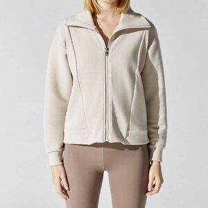 Varley Women's Modello Ribbed Zip Sweater Jacket Size L